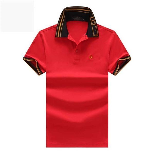 

2023 summer men's tee polos black white color classic domessa print fashion 100% cotton casual m- 2xl kdtd, White;black