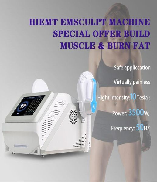 

2021 sculpt emslim hiemt machine ems muscle stimulator electromagnetic fat burning shaping hiemt sculpting beauty equipment 5192872