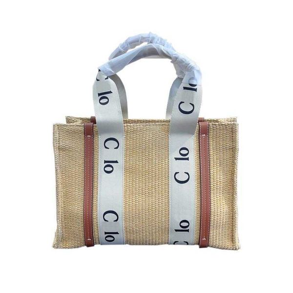 

new product beach bags luxury straw weaving designer famous women tote shopping single handbag canvas trave shoulder wallet purses 230207