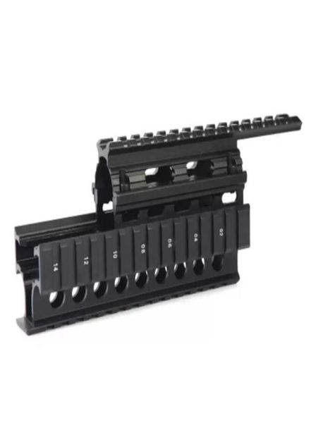 

ak47 74 aks quad rail mount handguard for saiga with 12pcs airsoft rifle hunting shooting6095780