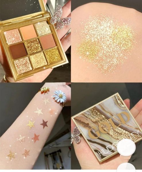 

rand maquillage beauty eyeshadow makeup eye shadow platette 9color in stock6297045