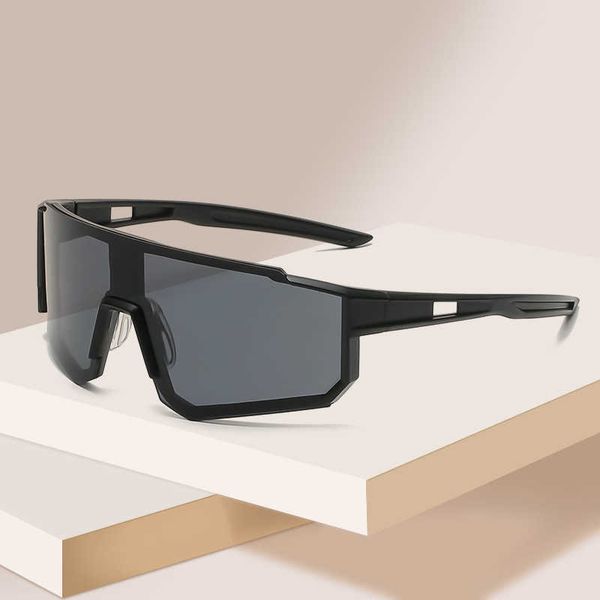 

fan trendy colorful large frame riding sunglasses couples outdoor sports glasses fashion style, White;black