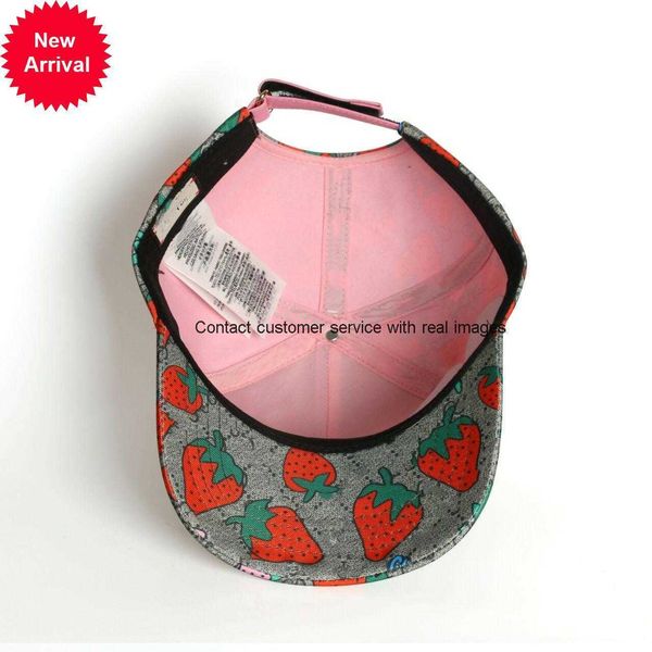 

strawberry baseball caps man's cotton cactus classic letter ball caps summer women sun hats outdoor adjustable snapback cap girl's, Blue;gray