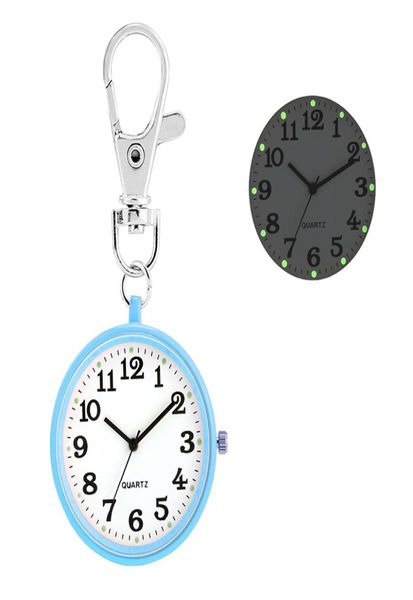 

keychain pocket nurse watches women student for exam test fob watch medical clock gift black drop6252587, Slivery;golden