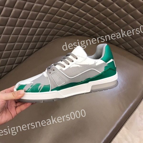 

luxurys designer running shoes men sports casual shoes ccity sneaker woman trainer calfskin reflective sneakers, Black