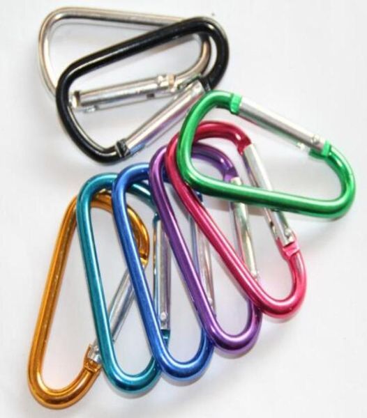 

carabiner ring keyrings key chain outdoor sports camp snap clip hook keychains hiking aluminum metal stainless steel hiking campin5472743