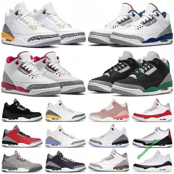 

3s jumpman women men 3 basketball shoes muslin oreo white cement black cat slim shady cardinal racer true blue varsity royal black gold oran