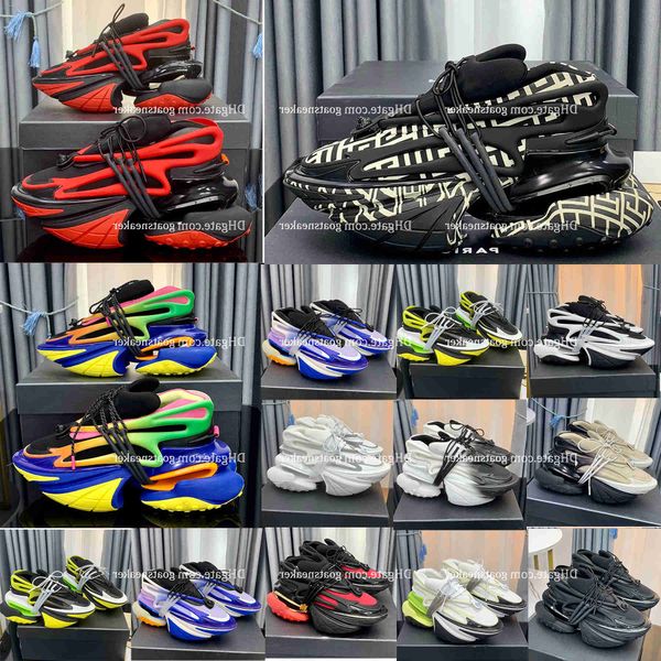

shoes space casual shoes sneakers mens trainers sport bullet designer unicorn balmain cotton metaverse runner outdoor men women si, Black