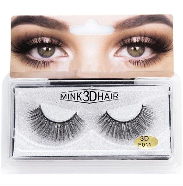 

natural false eyelashes 3d mink hair false eyelashes long makeup 3d mink lashes extension eyelash dhl 3399667