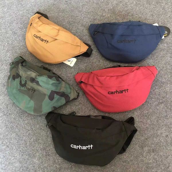 

1xp8 other fashion accessories 2023 new carhart wip sports waistpack women's trendy ins canvas one shoulder crossbody bag men's ch, Silver