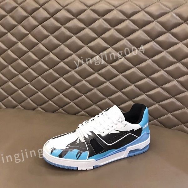 

new men's trainers designer man's casual shoes quality men lace-up sneakers outdoor runing sport shoes fashion mens basketball sho, Black