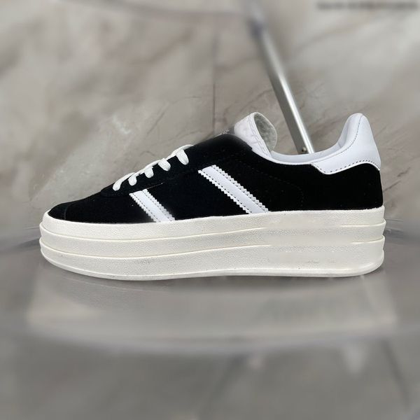 

new retro gazelle casual shoes men women fashion black white gum mens blue beige pink velvet bonner designer trainers platform sneakers 36-4