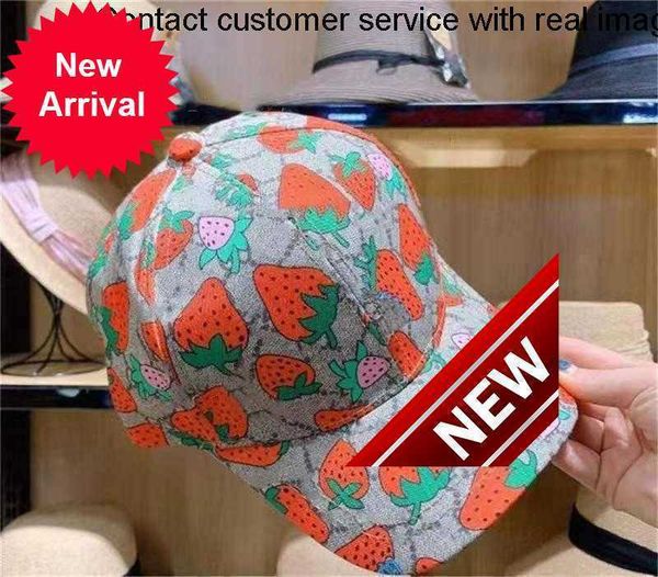 

gh strawberry baseball caps man's cotton cactus classic letter ball caps summer women sun hats outdoor adjustable snapback cap girl, Blue;gray