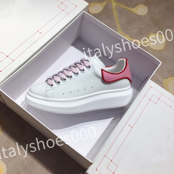 

2023 r men trainer causal shoes fashion brand woman leather lace up platform sole sneakers white black mens women's sizes 35-45