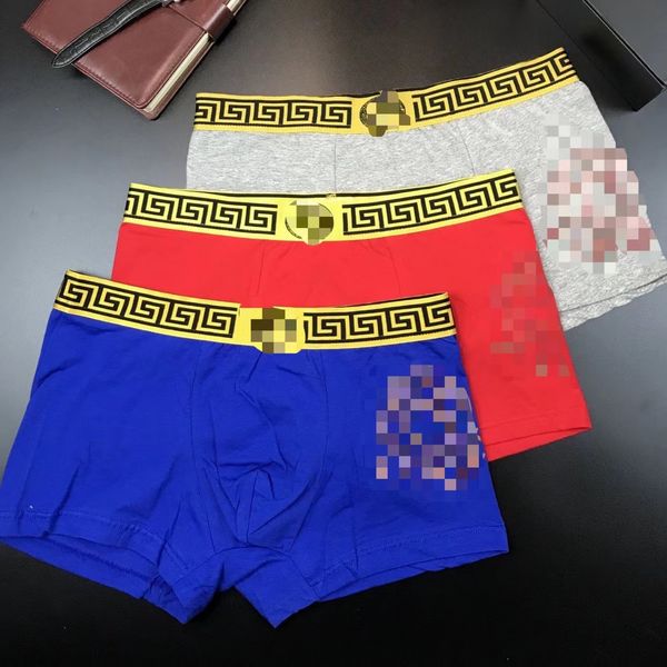 

luxury designer men head underpants underwear mens boxer cotton underpants flat shorts, Black;white