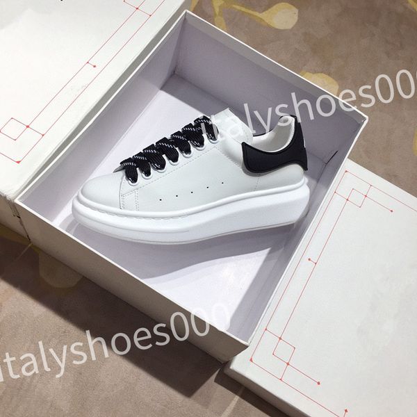 

new luxury designer men trainer causal shoes fashion brand woman leather lace up platform sole sneakers white black mens womens sizes 35-45