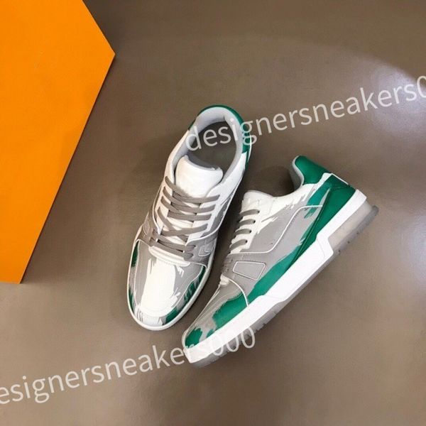 

2023 luxurys designer running shoes men sports casual shoes ccity sneaker woman trainer calfskin reflective sneakers, Black