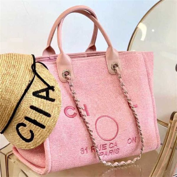 

women's luxury beach bag hand embroidered pearl big ladies small backpacks designers canvas chain backpack evening handbags b58p 70% of