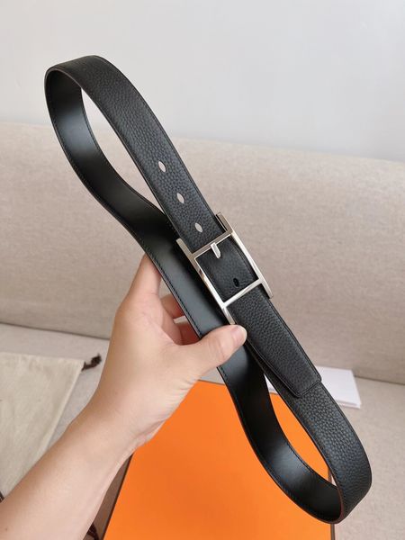 

designer belts men designer brand luxury double buckle belts women's fashion leather belts for men classic casual double-sided waistban, Black;brown