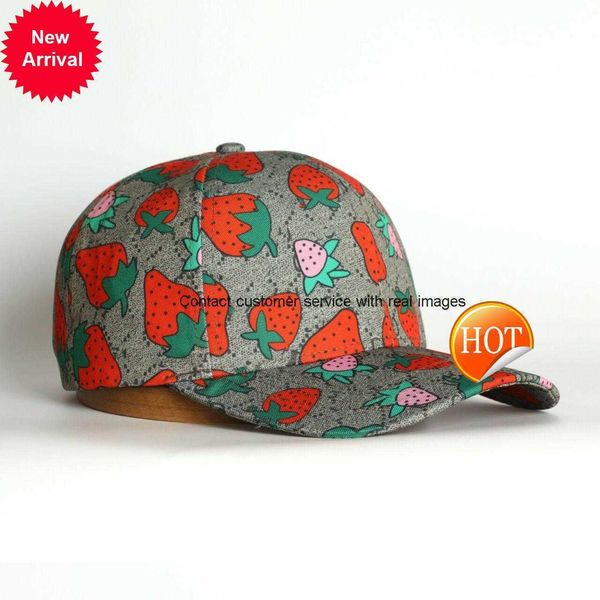 

strawberry baseball caps man's cotton cactus classic letter ball caps summer women sun hats outdoor adjustable snapback cap girl's, Blue;gray
