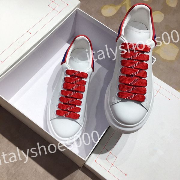 

new luxurys designer men trainer causal shoes fashion brand woman leather lace up platform sole sneakers white black mens womens sizes 35-45
