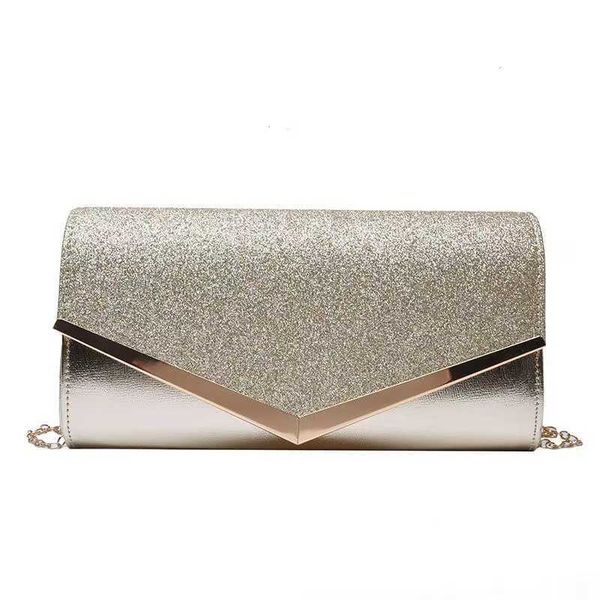 

clutch bag splicing dinner bag bright film bag oblique cross bag evening gift bag