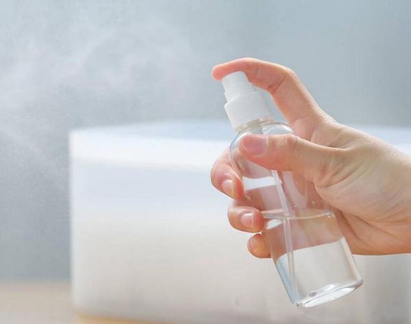 

100ml spray bottles travel portable cosmetic refill bottle hand sanitizer disinfectant shampoo makeup transparent packag bottle l11919308
