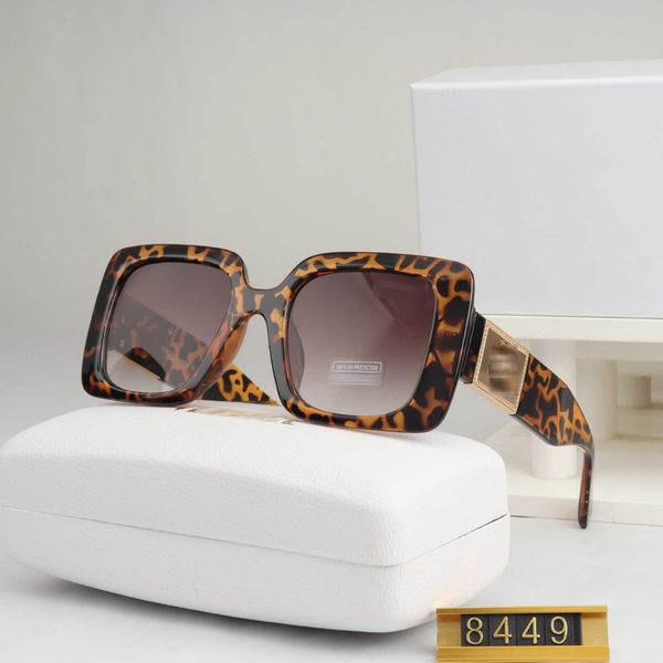 

2023 new fanjia high definition fashion head premium uv resistant sunglasses 9448, White;black