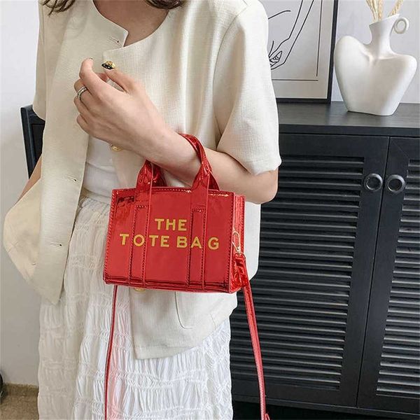 

2023 new tote bag women's bag small version letter one shoulder crossbody bag fashion handbag 60% factory outlet sale