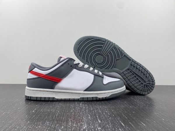 

next nature low shoes smoke grey light crimson fb8038-001 lows running designer trainer for women men 36-47.5, Red;white