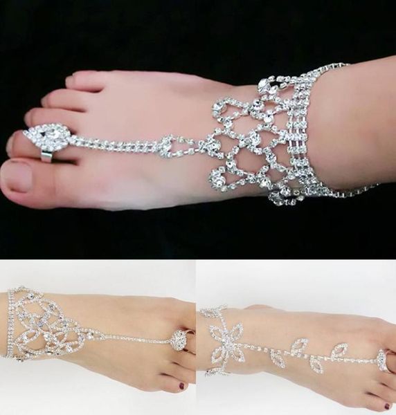 

bride decoration wedding anklets bride decoration wedding highgrade diamond ornament anklets fashion wedding beautiful and el1743267, Silver