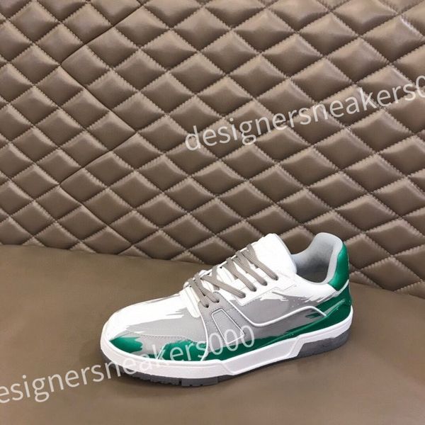 

new luxurys designer running shoes men sports casual shoes ccity sneaker woman trainer calfskin reflective sneakers, Black