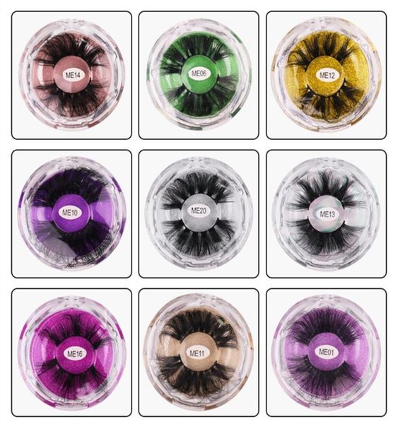 

20 styles 25mm 3d mink eyelashes false eyelashes extension 5d mink lashes thick long dramatic eyelashes with box dhl ship7351272
