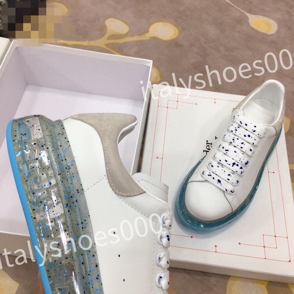 

2023 luxury women sneakers travel shoes leather lace-up sneaker cowhide fashion lady flat designer trainers letters woman shoes platform men, Black