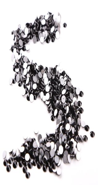 

jet black 1440 pieces ss12 non fix rhinestones glass stones crystal flat back rhinestones iron on for shoes safe packaging3625654, Silver;gold