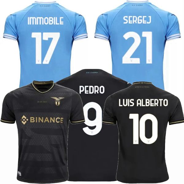 

22 23 24 ss lazios professional jersey production factory pays attention to every detail a perfect jersey pon kids men, Black;yellow