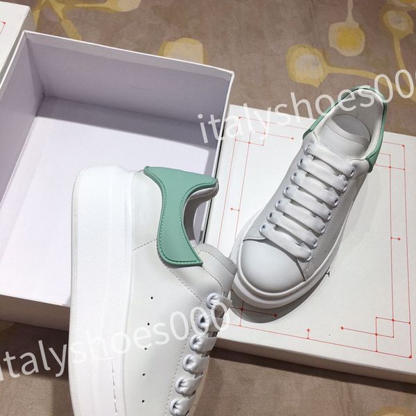 

2023 new r men trainer causal shoes fashion brand woman leather lace up platform sole sneakers white black mens womens sizes 35-45
