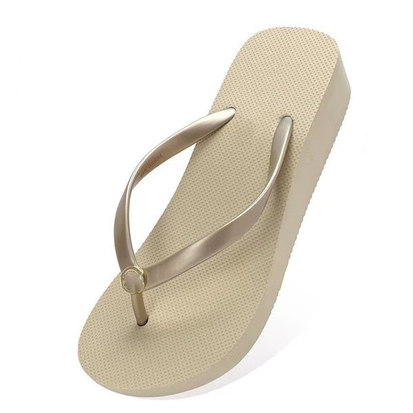 

2023 new summer flip-flops female flat bottom outer wear beach flip-flops female non-slip slippers wqdsxasx qasdasdaxza, Black