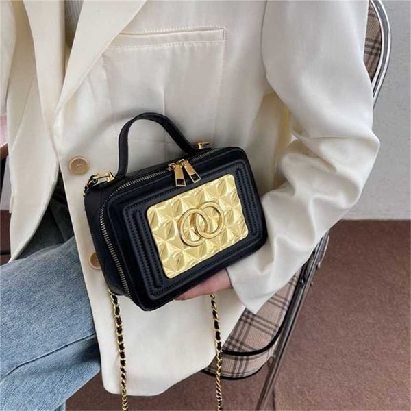 

designer bag handbag style 2023 shangpin korean contrast box