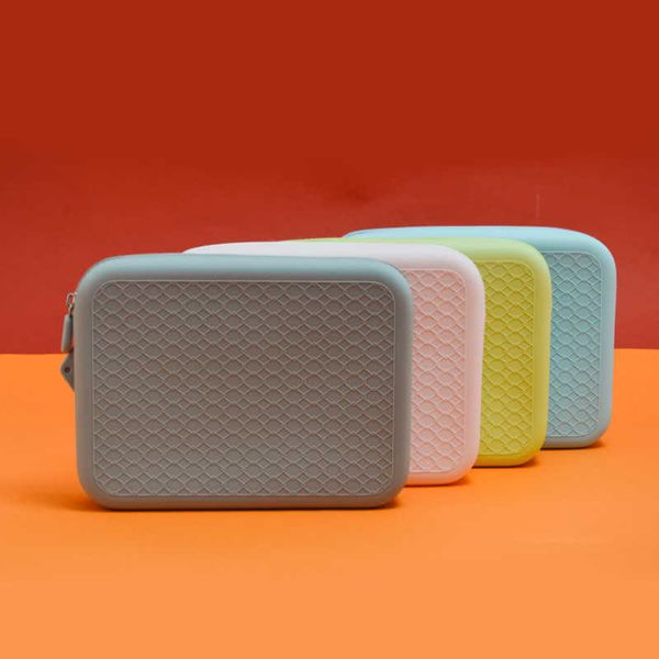 

selling silicone bag with lifting rope surface sun patterned diamond shaped change small square bag silicone lifting rope handbag