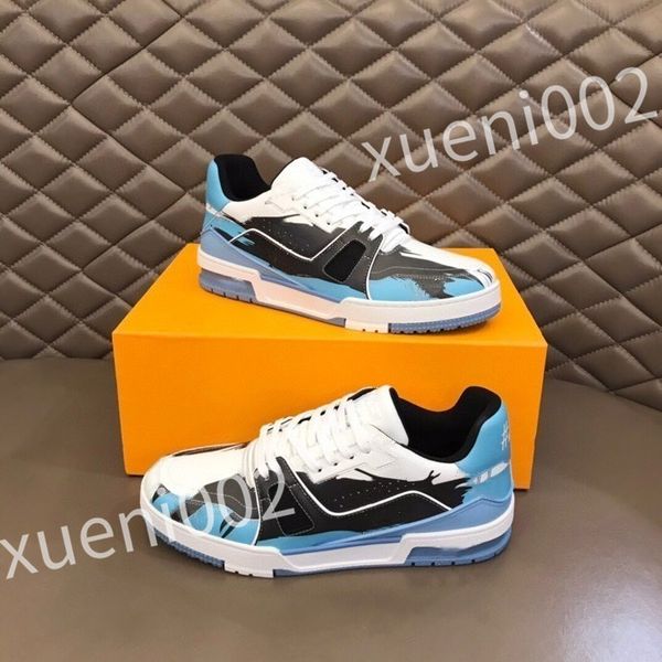

2023 new designer casual shoes men women sneakers technical fabric breathable shoes chunky rubber sole walking party shoe, Black