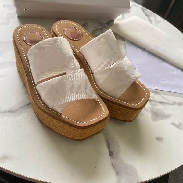 

famous designer sandals women women woody mules low high flat thick sole slippers slides summer lady flip flops shoes coach trainers sneaker, Black
