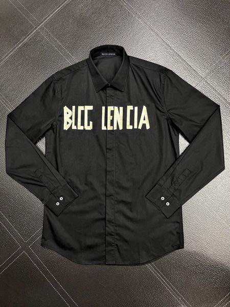 

blcg lencia mens brand shirts designer shirts paris brand clothing male men long sleeve cotton plus size 8190, White;black