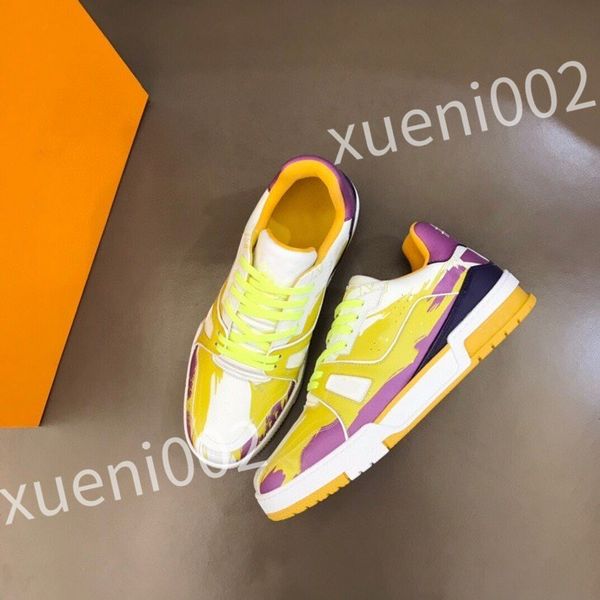 

2023 new designer casual shoes men women sneakers technical fabric breathable shoes chunky rubber sole walking party shoe, Black