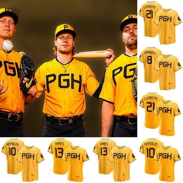 

22 andrew mccutchen pirate 2023 city connect jersey paul skenes bryan reynolds oneil cruz roberto clemente ji-man choi henry davis duane und, Blue;black