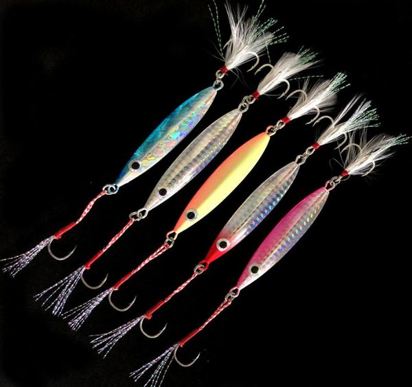 

fishing lure 1ms slow shaking sinking jigbait long cast jigs 20g30g40g60g artificial hard lure bait1056310