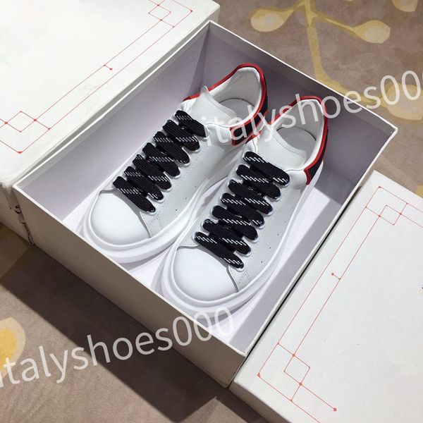 

new luxurys designer men trainer causal shoes fashion brand woman leather lace up platform sole sneakers white black mens womens sizes 35-45