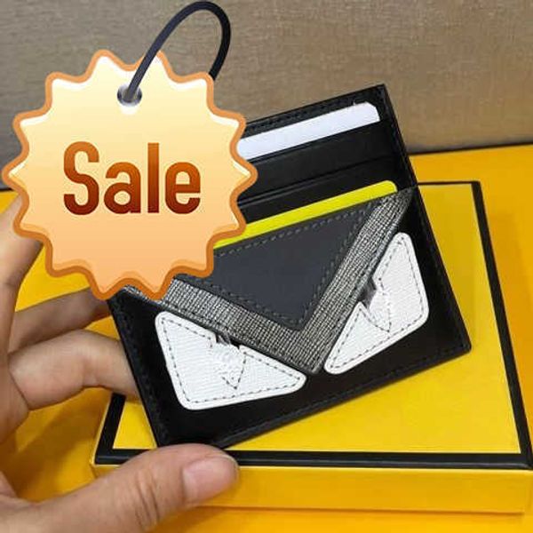 

brand designer change purse card pack handbag card bag men and women's common leather color contrast credit case new classic small wall