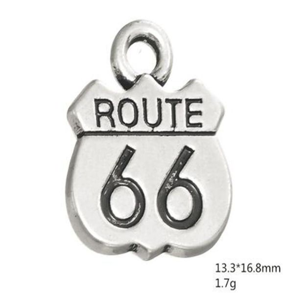 

2021 diy route 66 road sign charms jewelry for making other customized jewelry3637775, Bronze;silver