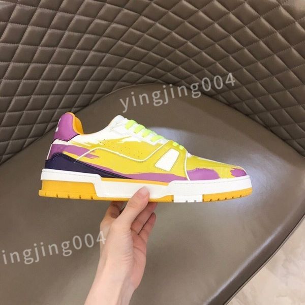 

new men's trainers designer man's casual shoes quality men lace-up sneakers outdoor runing sport shoes fashion mens basketball sho, Black